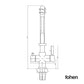 Fohen Flex Polished Chrome | | Celtic Water Solutions