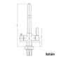 Fohen Furnas Brushed Gold | Taps | Celtic Water Solutions